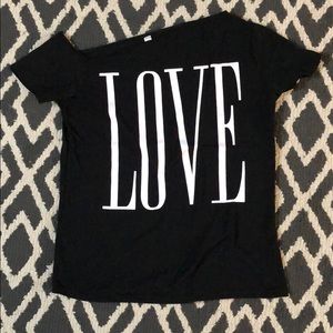 Love off-one-shoulder